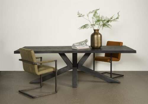 Eettafel Sovana Zwart - 240 cm - Afbeelding 2