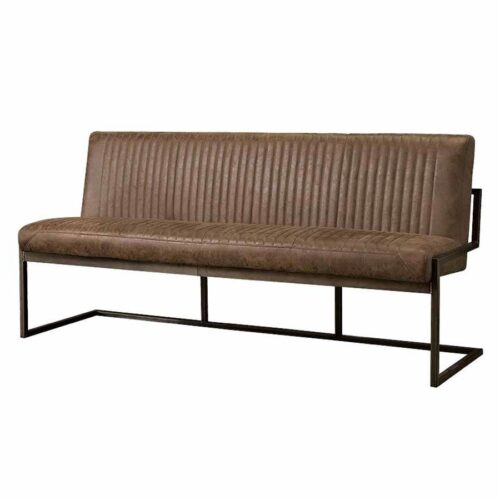 Eetkamerbank Ferro 155 cm - Lichtbruin