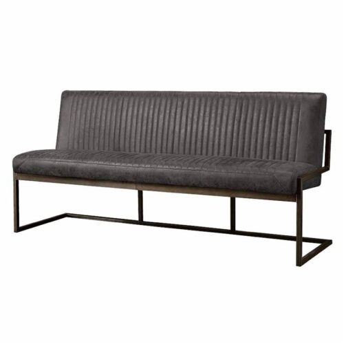 Eetkamerbank Ferro 155 cm - Antraciet
