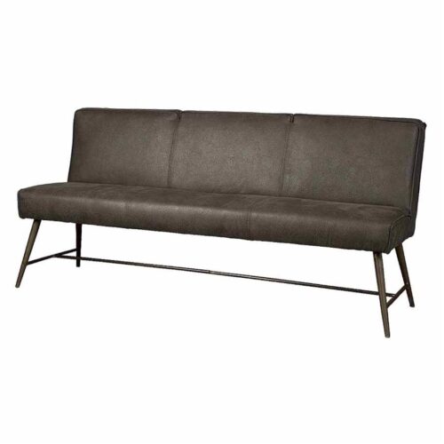 Eetkamerbank Belmonte 155 cm - Grijs - Afbeelding 4
