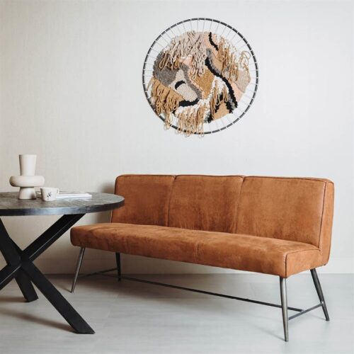 Eetkamerbank Belmonte 155 cm - Cognac