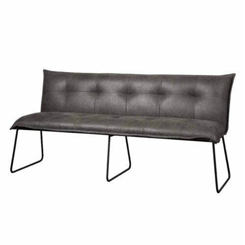 Eetkamerbank Seda 185 cm - Grijs - Afbeelding 2