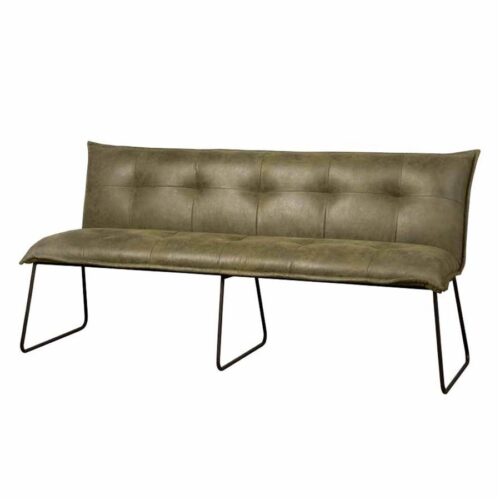 Eetkamerbank Seda 185 cm - Groen - Afbeelding 2