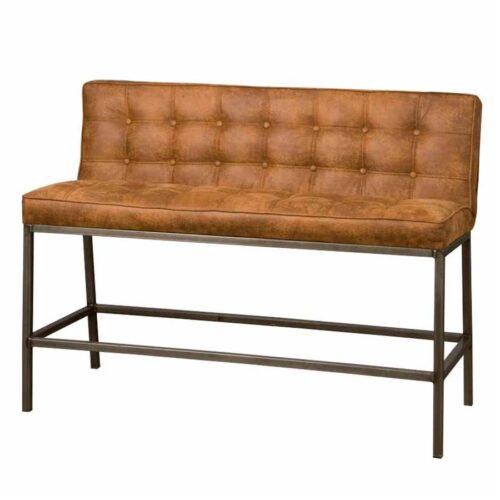 Barbank Vasco 110 cm Cognac (zithoogte 67 cm)
