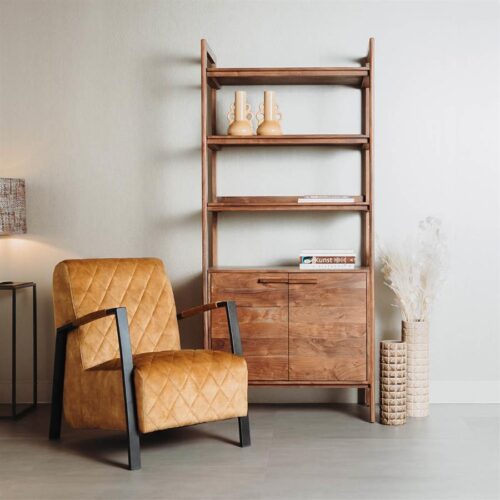 Fauteuil Villa Velvet - Geel - Afbeelding 2