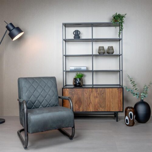 Fauteuil Civo PU - Antraciet - Afbeelding 3