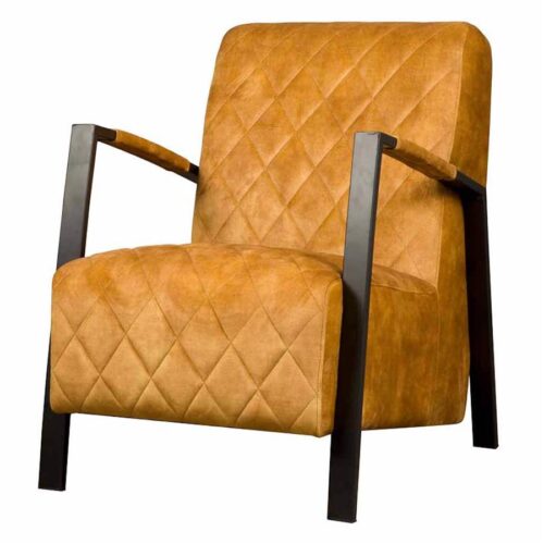 Fauteuil Villa Velvet - Geel