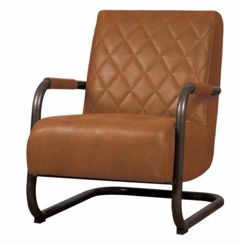 Fauteuil Civo PU - Cognac - Afbeelding 2