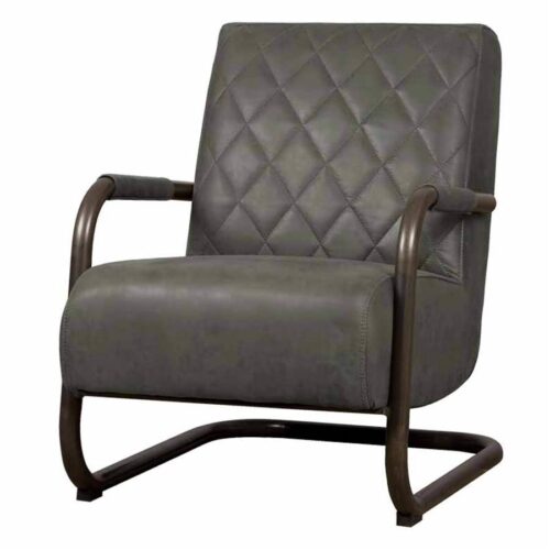 Fauteuil Civo PU - Antraciet - Afbeelding 2