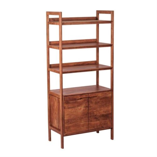 Wandrek Falcone met 2 deuren Acaciahout 200 x90 cm