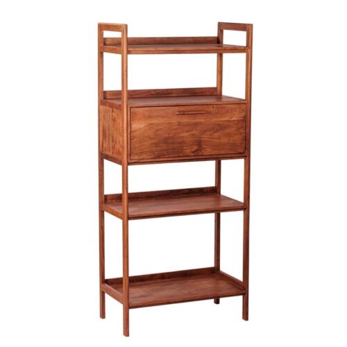 Wandrek Falcone met 1 deur Acaciahout 200 x90 cm