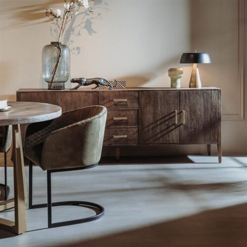 Dressoir Belvedere Mangohout - 220 cm - Afbeelding 2
