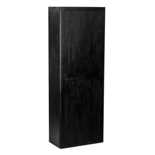 Wandkast Tenna Mangohout 220 x 80 cm - Zwart - Afbeelding 3