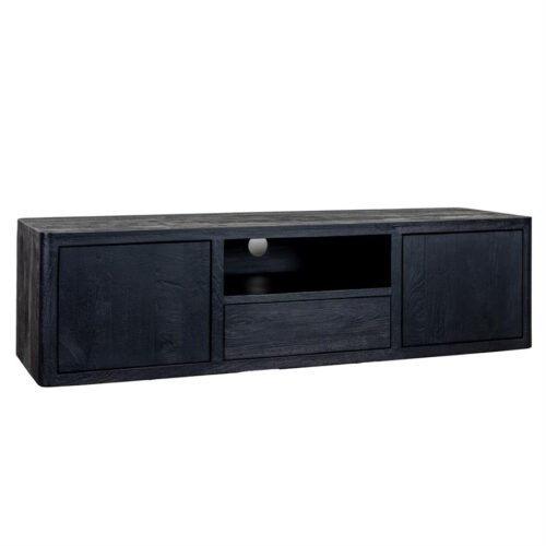 TV-meubel Tenna Zwart - 150 cm