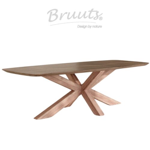 Deens Ovaal Verjongde Rand - Elmwood - Spinpoot Hout  - Silky Maple