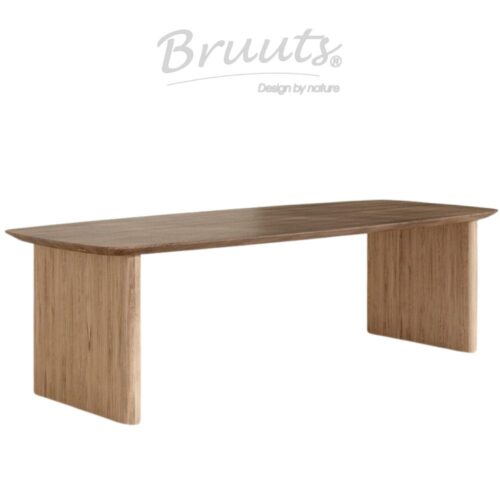 Deens Ovaal Verjongde Rand - Elmwood - Kolompoot Hout Afgerond - Silky Maple
