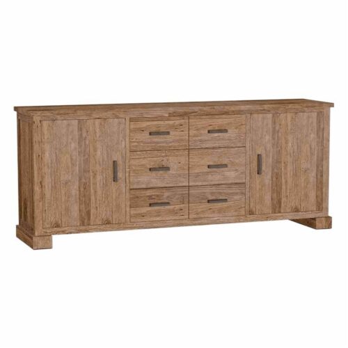 Dressoir Lorenzo met 2 deuren en 6 laden