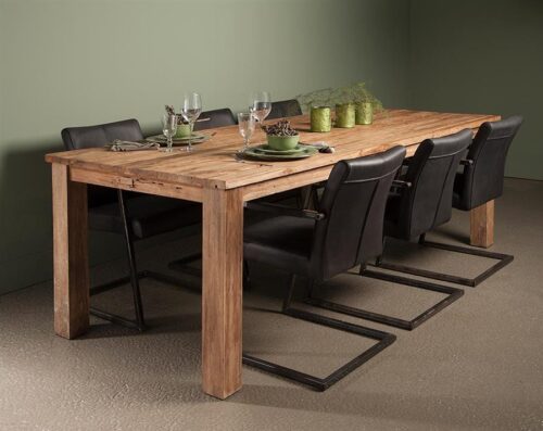 Eettafel Lorenzo Driftwood Teak - 160 cm - Afbeelding 2