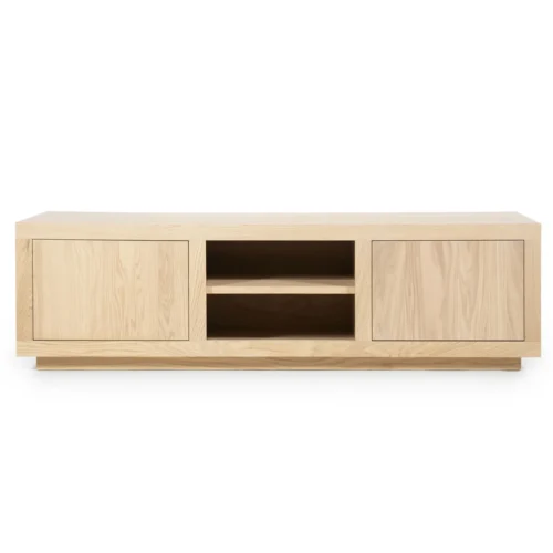TV-meubel Helsinki Eikenhout 160 cm - Lichtbruin - Afbeelding 3