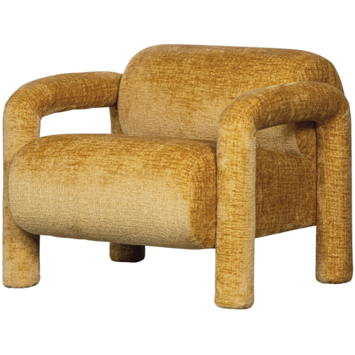 Fauteuil Lenny Structure Velvet - Goud