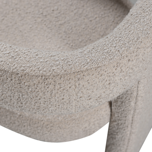 Fauteuil Tiwa Bouclé - Beige - Afbeelding 6