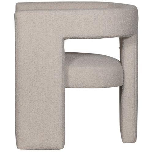 Fauteuil Tiwa Bouclé - Beige - Afbeelding 4