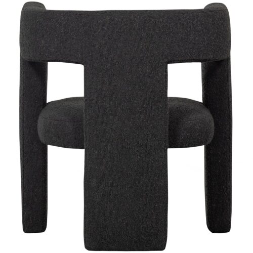 Fauteuil Tiwa Bouclé - Donkergrijs - Afbeelding 6