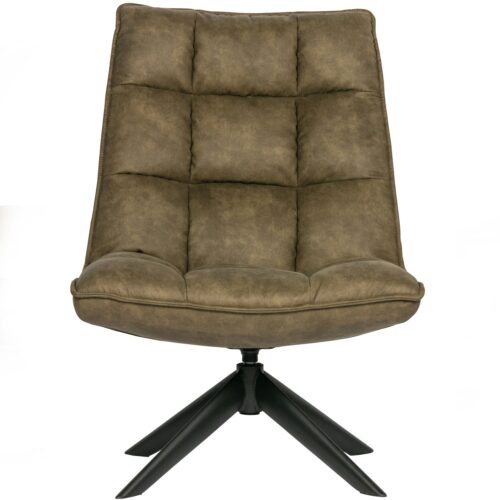 Draaifauteuil Jouke PU Leder - Groen - Afbeelding 10