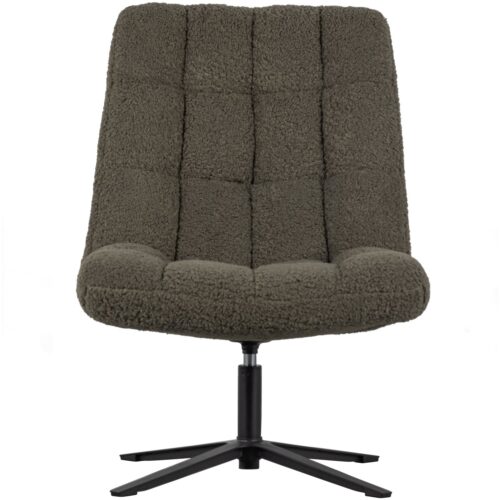 Draaifauteuil Job Teddy - Groen - Afbeelding 4