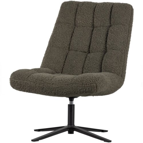 Draaifauteuil Job Teddy - Groen