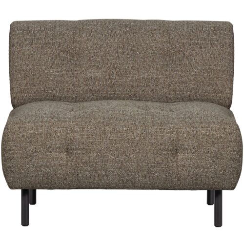 Fauteuil Lloyd Grof Geweven - Donkerbruin