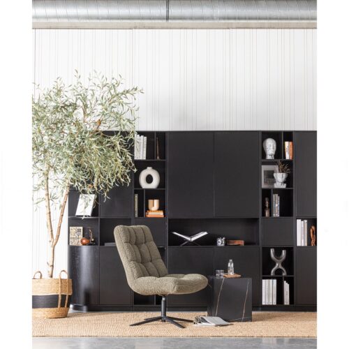 Draaifauteuil Job Teddy - Groen - Afbeelding 3