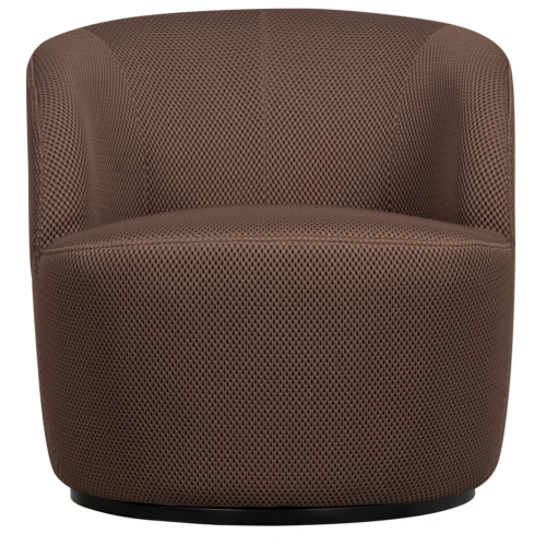 Draaifauteuil Serra Geweven - Espresso - Afbeelding 9