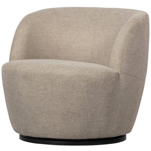 Draaifauteuil Serra Geweven - Zand