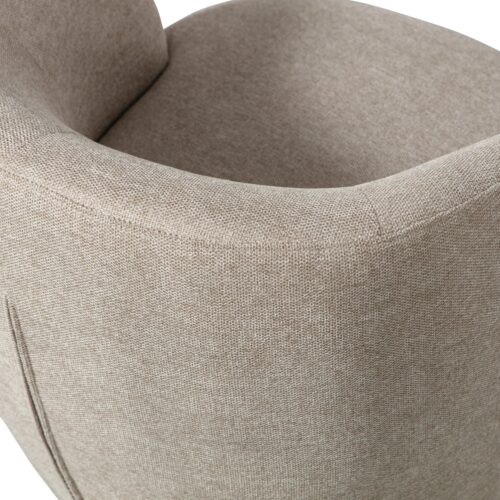 Draaifauteuil Serra Geweven - Zand - Afbeelding 8