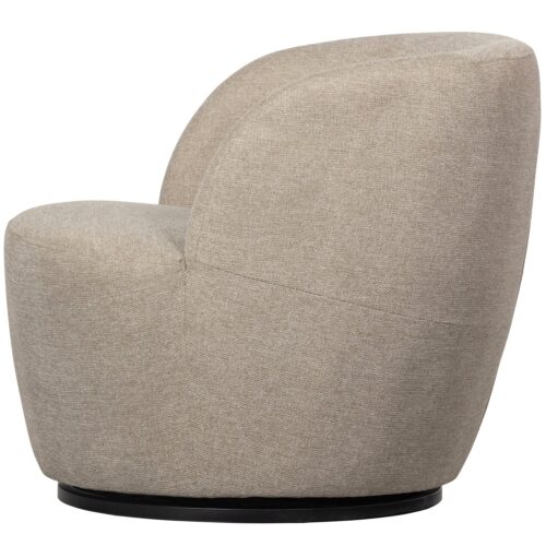 Draaifauteuil Serra Geweven - Zand - Afbeelding 5
