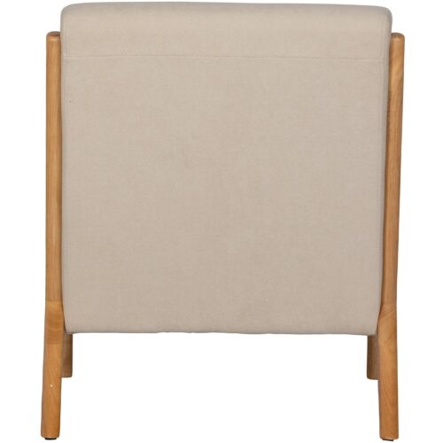 Fauteuil Mark Geweven stof - Naturel - Afbeelding 6