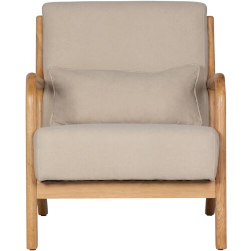 Fauteuil Mark Geweven stof - Naturel - Afbeelding 9
