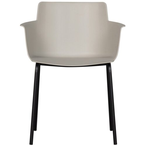 Tuinstoel Foppe Kunststof - Grijs - Afbeelding 4