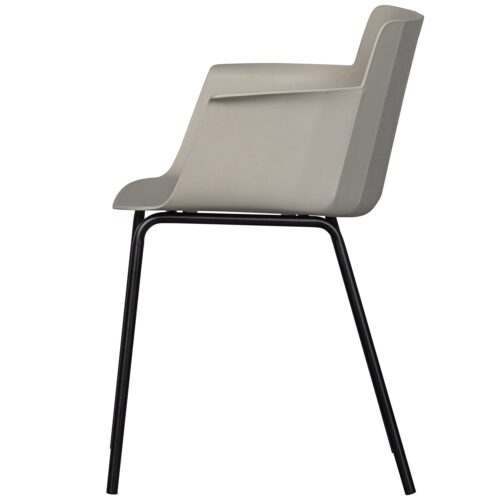 Tuinstoel Foppe Kunststof - Grijs - Afbeelding 5