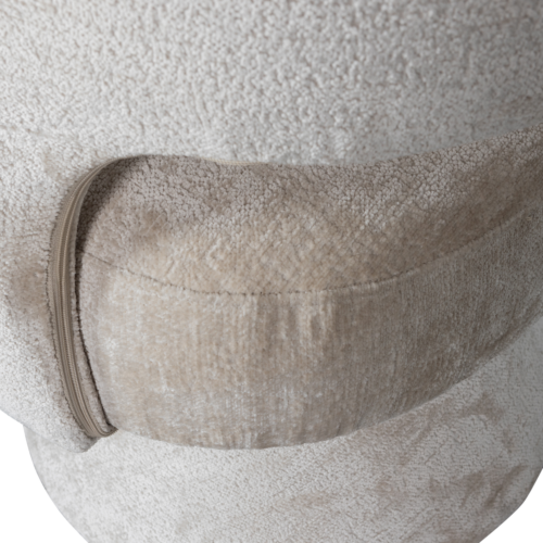 Draaifauteuil Ebba Chenille - Naturel - Afbeelding 8