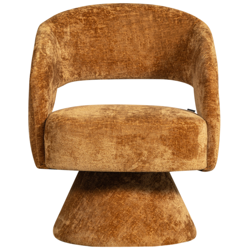 Draaifauteuil Ebba Chenille - Terra - Afbeelding 8