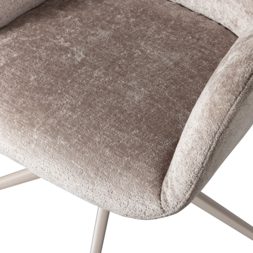 Bureaustoel Morros Chenille, kleur Taupe - Afbeelding 7