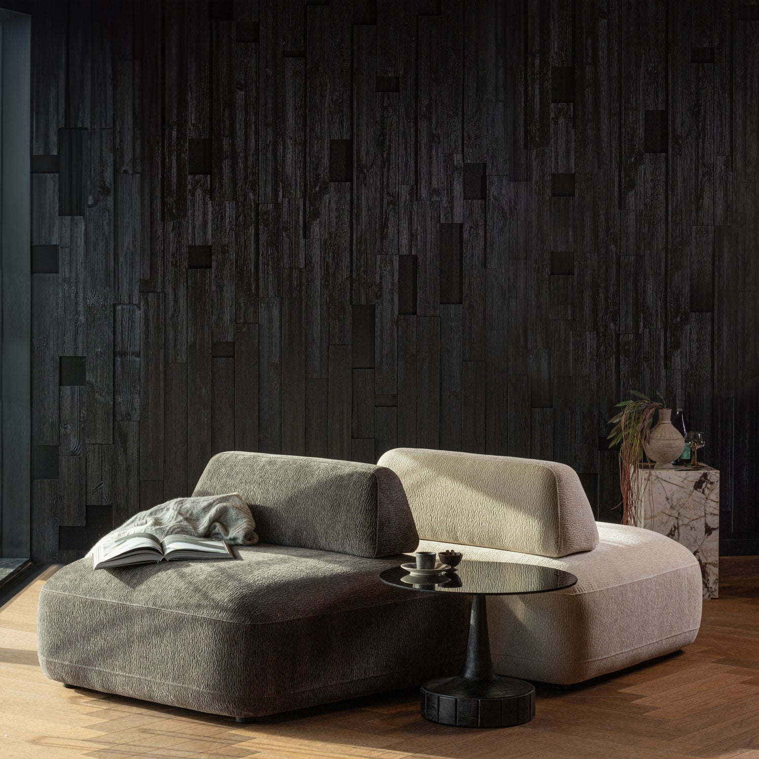 Relaxfauteuil Sterck Textuurstof - Zand - Afbeelding 2
