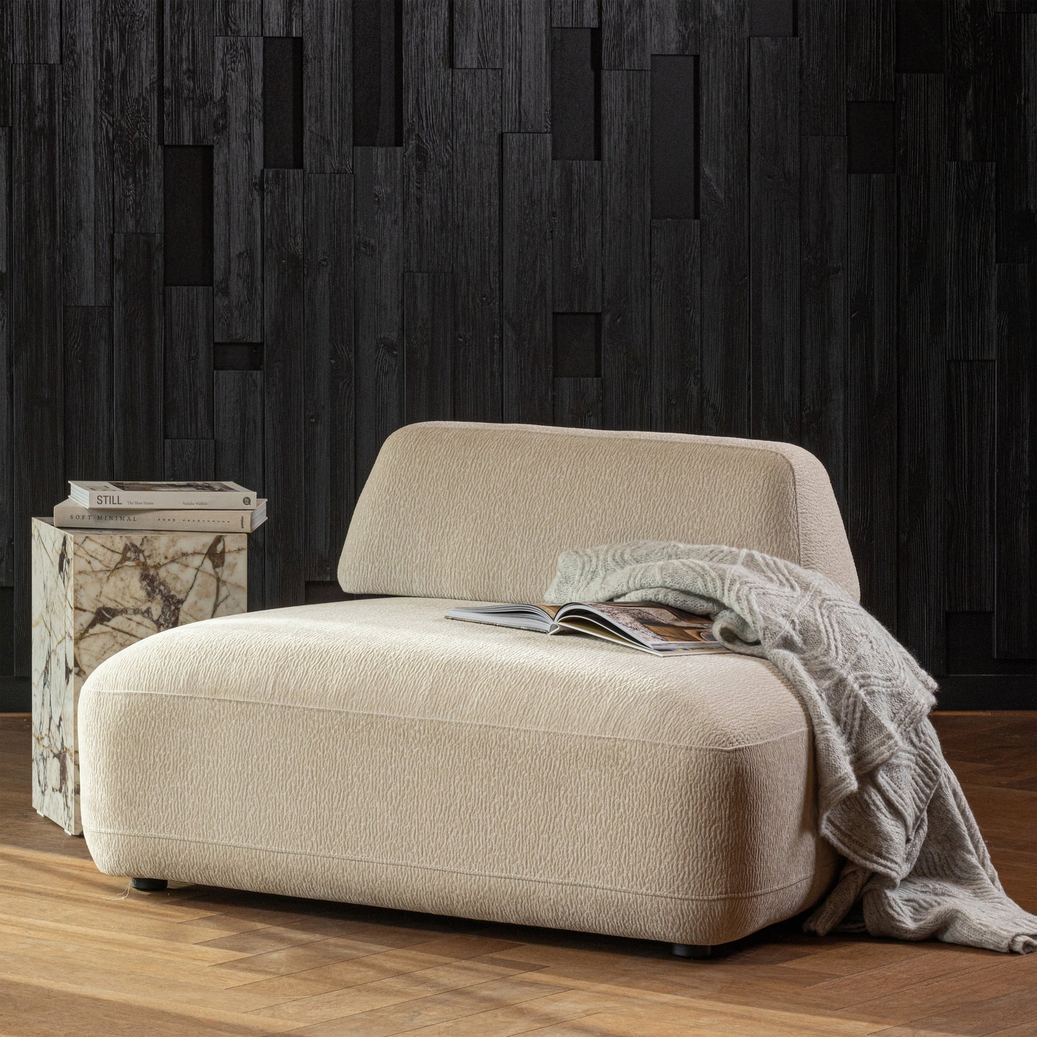 Relaxfauteuil Sterck Textuurstof - Zand - Afbeelding 3