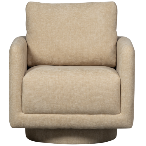 Draaifauteuil Oscar Chenille - Naturel - Afbeelding 8