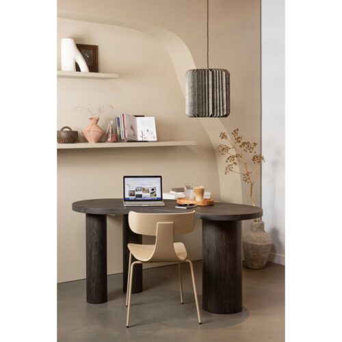 Reza vaas aluminium bruin - Afbeelding 2