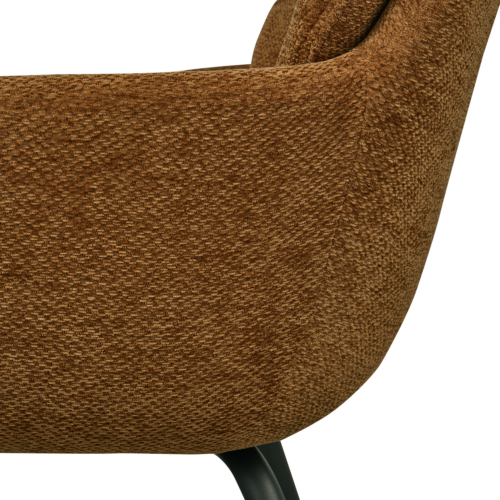 Eetkamerstoel Runa Chenille - Caramel - Afbeelding 8