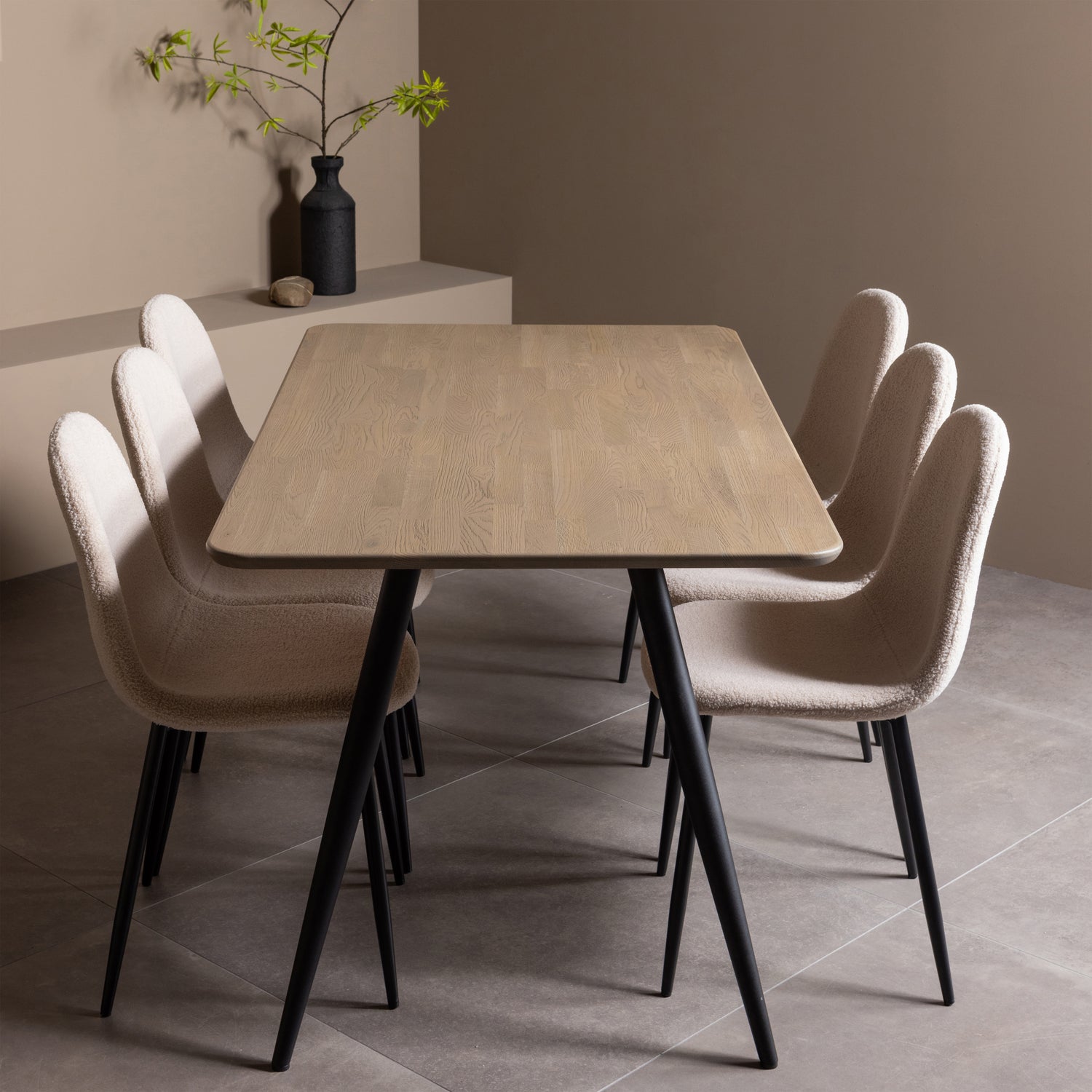 Eetkamerstoel Marije Teddy  - Naturel - Afbeelding 3