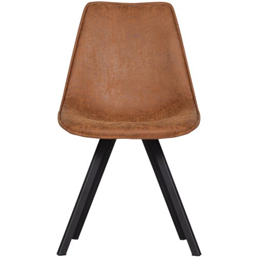 Eetkamerstoel Sven Lederlook - Cognac - Afbeelding 10